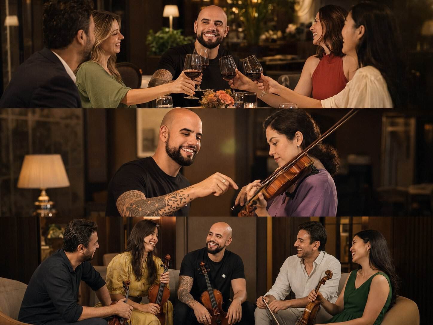 Uma experiência real, dentro e fora da música