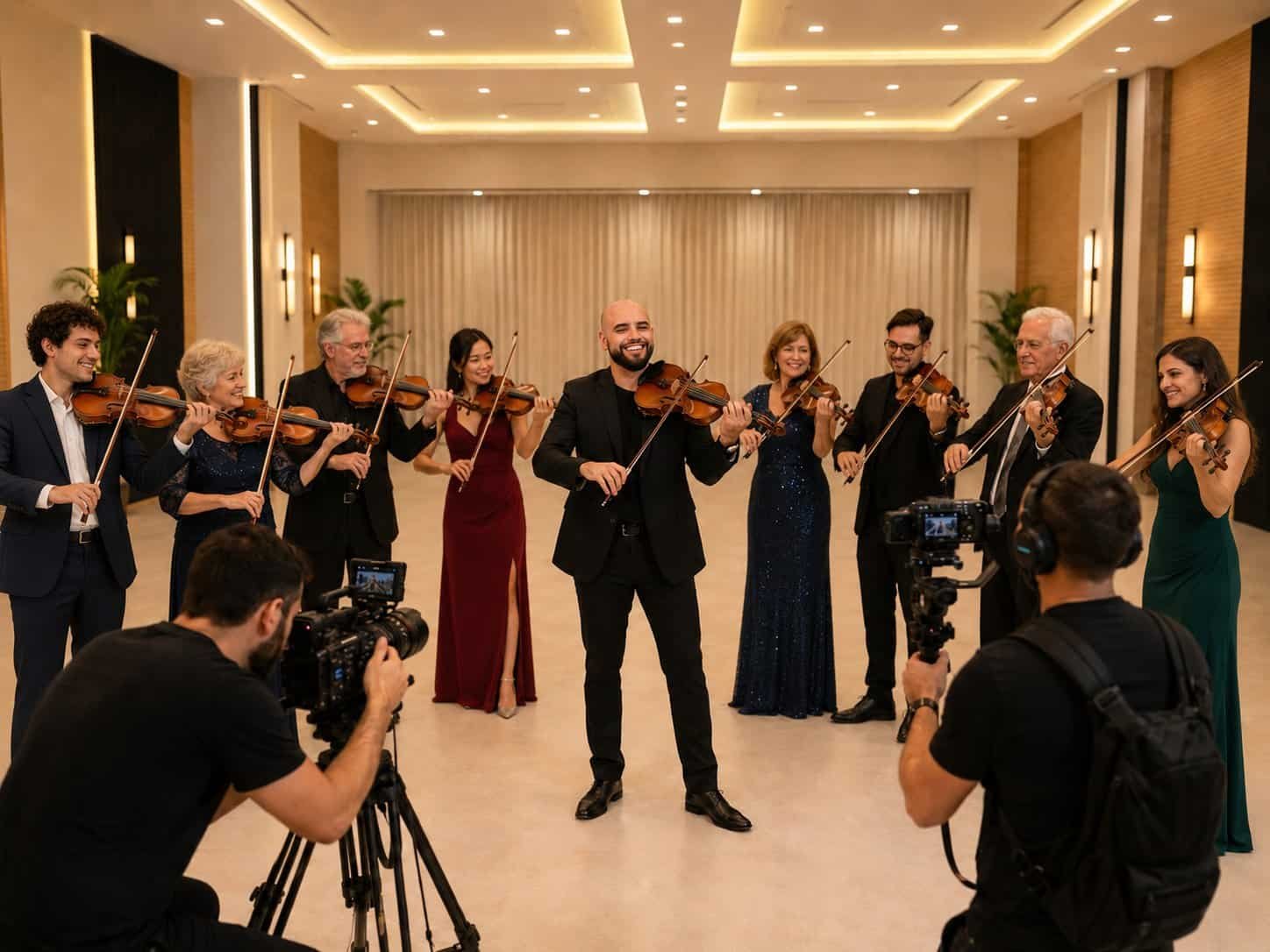 Apresentação final gravada com a primeira turma